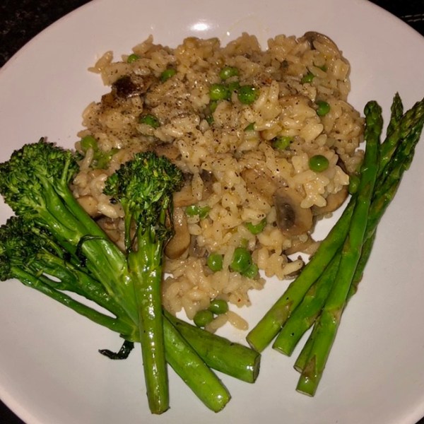 Mushroom and Green Pea&nbsp;Risotto